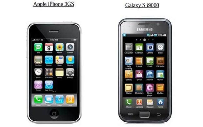 apple vs samsung dizajn